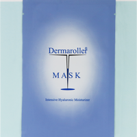 DERMAROLLER MASKE AUF FLYER
