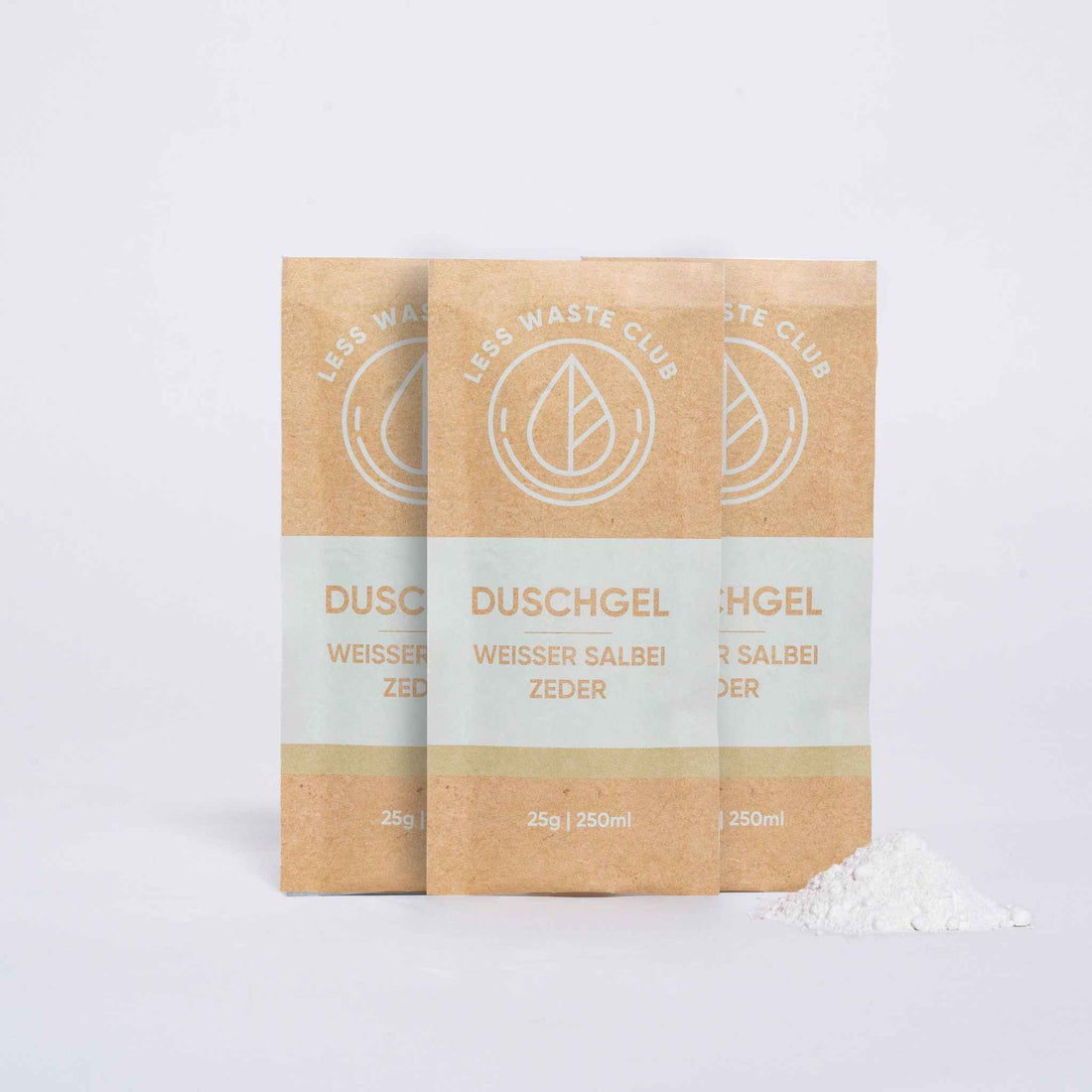 Duschgel Pulver - Bundle | Weißer Salbei Zeder