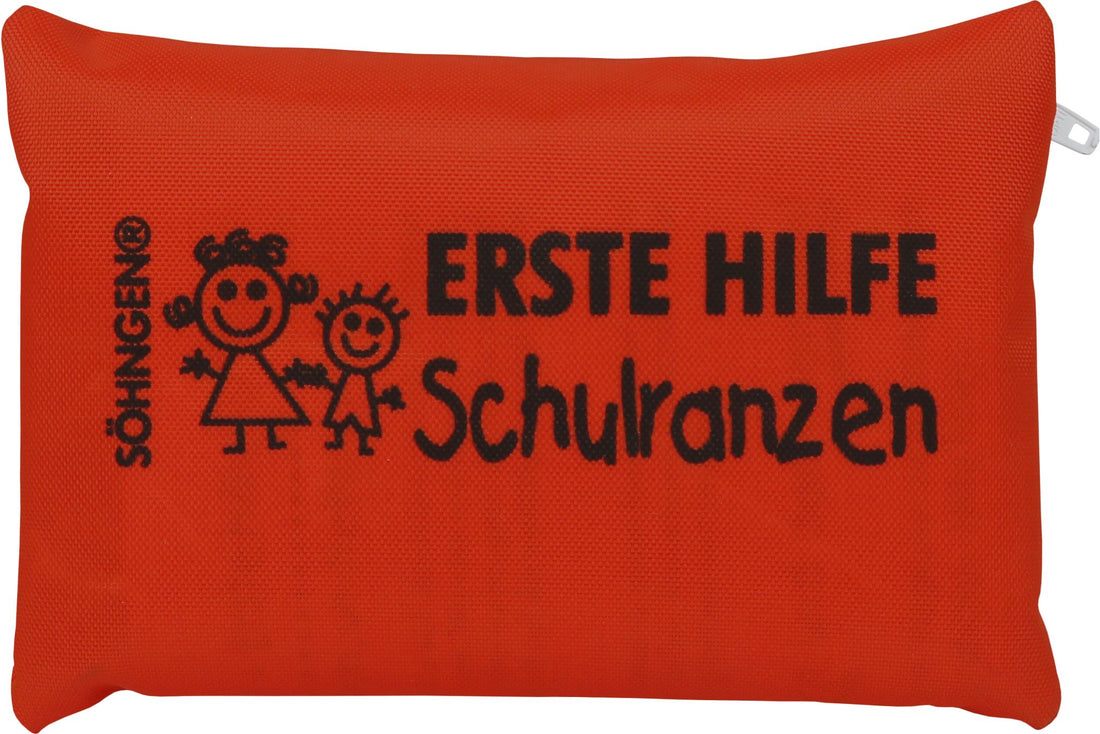 Erste Hilfe Tasche Schulranzen Orange – Kinder Notfallset