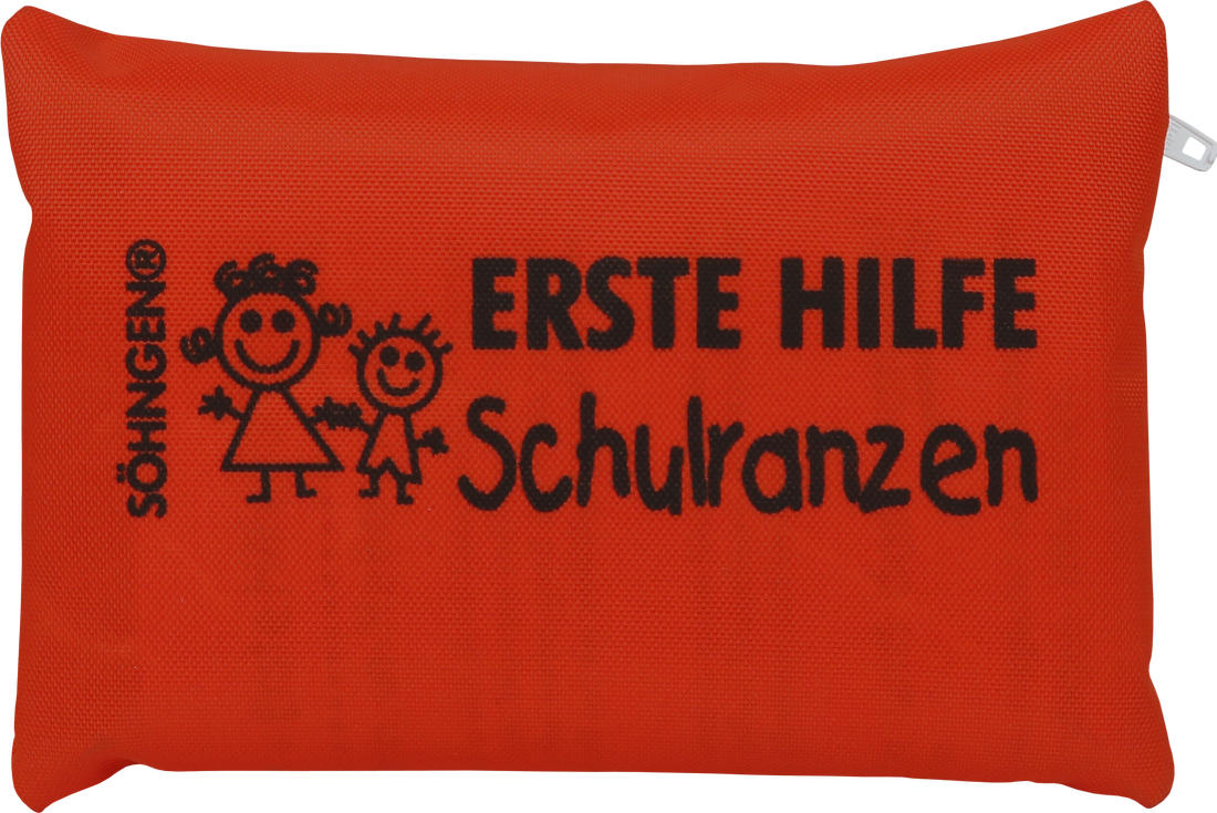 Erste Hilfe Tasche Schulranzen Orange – Kinder Notfallset (PZN: 00118859)