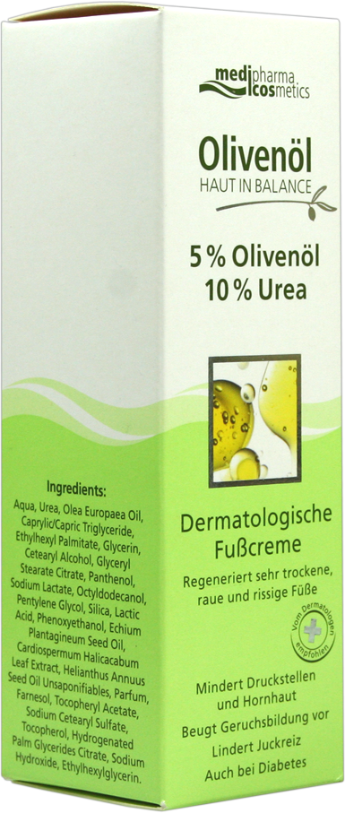 OLIVENÖL HAUT IN BALANCE FUSSCREME 5% OLIVENÖL+ 10% UREA 100 ml