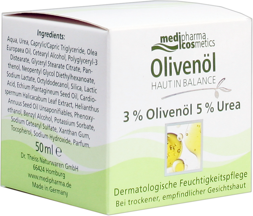OLIVENÖL HAUTBALANCE FEUCHTIGKEITSCREME 3% OLIVENÖL+ 5% UREA 50 ml