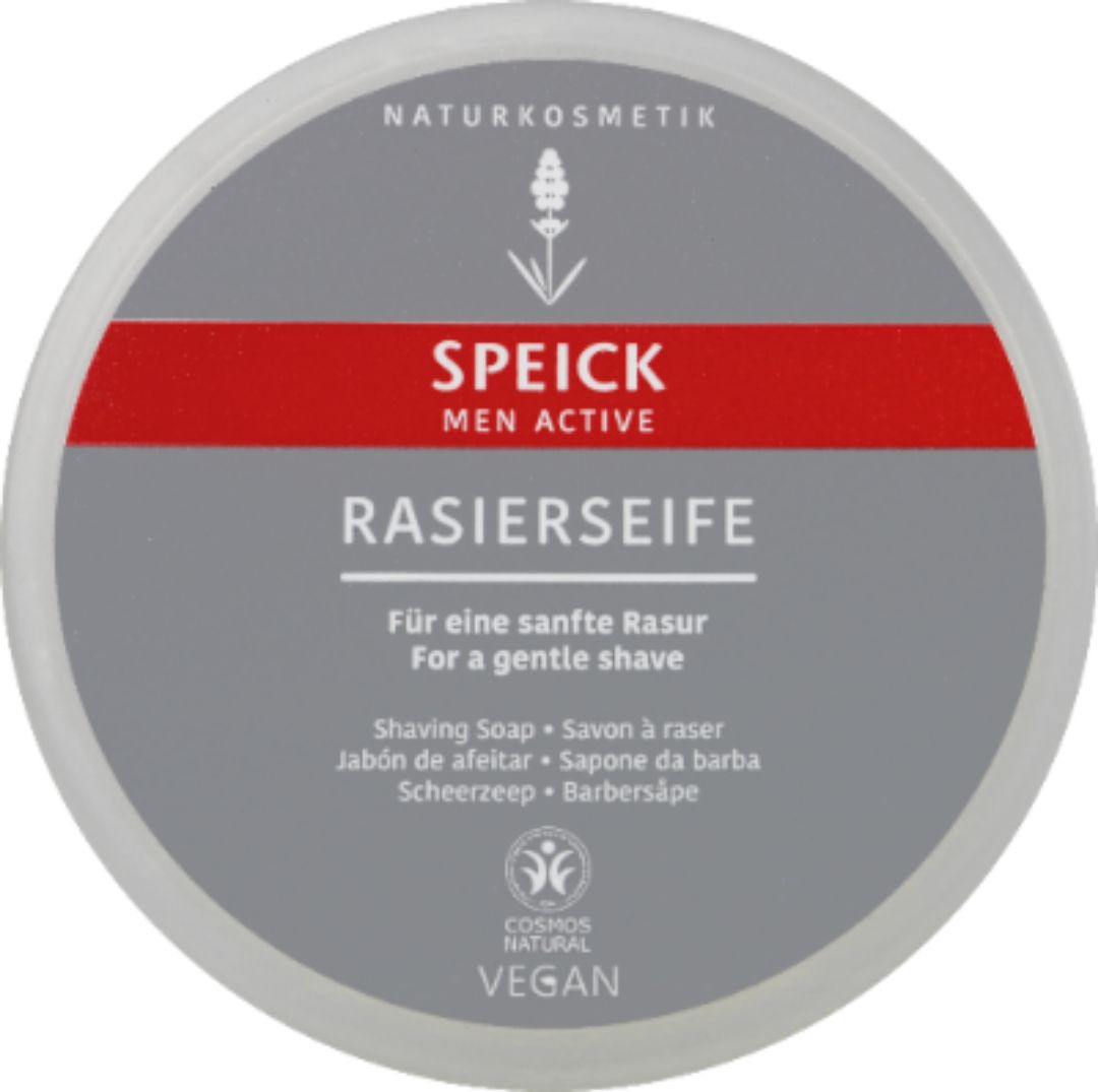 Speick Men Active Rasierseife im Tiegel – Klassische Nassrasur & sanfte Hautpflege