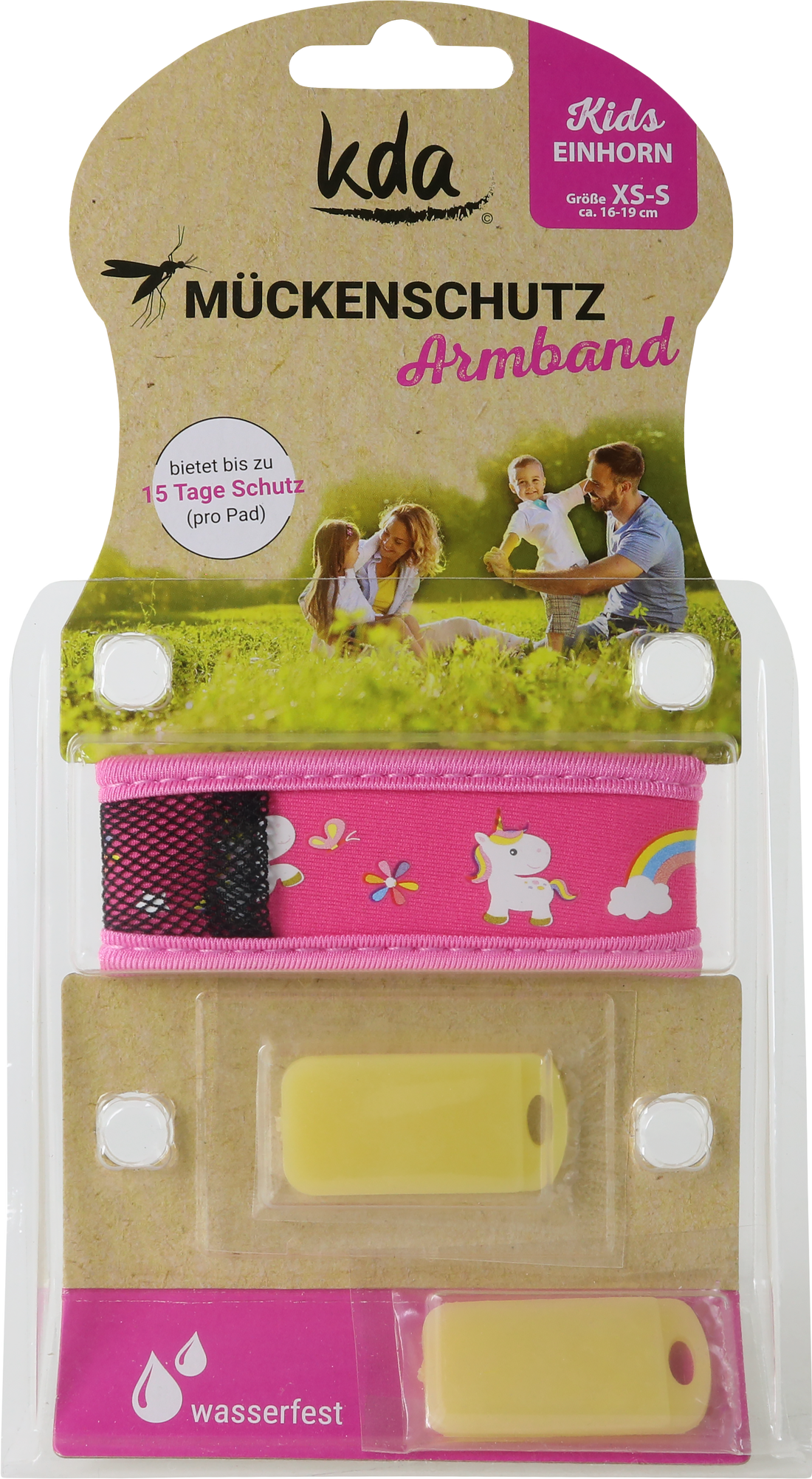 Mückenschutz Armband für Kinder im Einhorn-Design