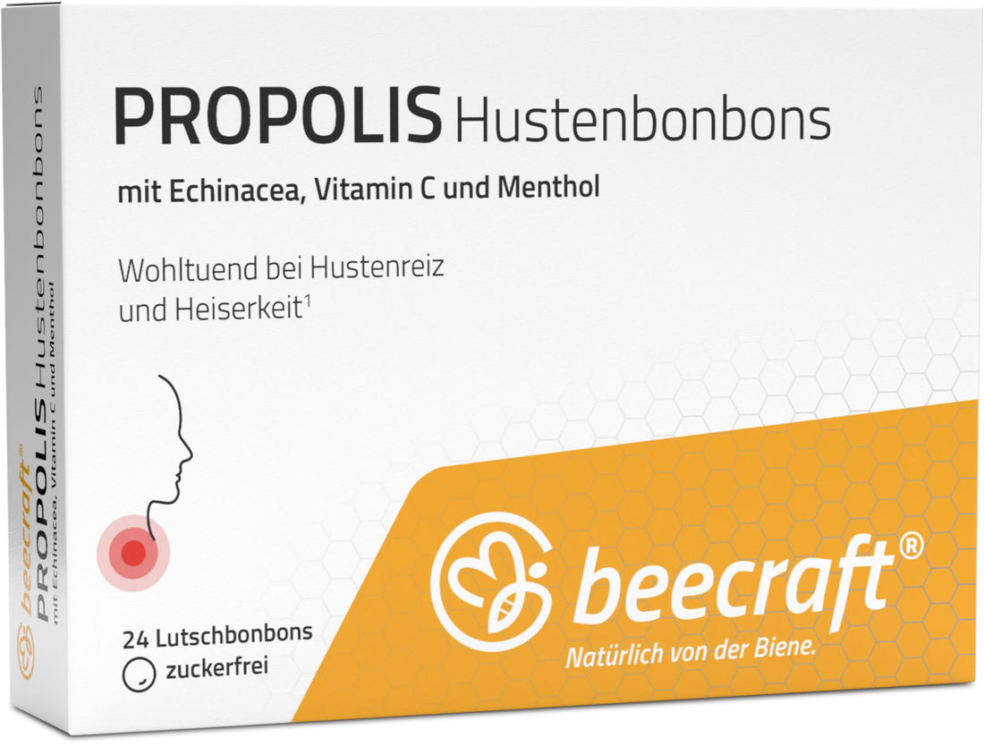 Beecraft Propolis Husten-Bonbons – Wohltuend für Hals und Rachen