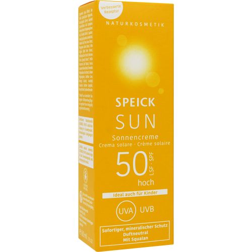 Speick Sun Sonnencreme LSF 50 – Mineralischer Sonnenschutz für Gesicht & Körper