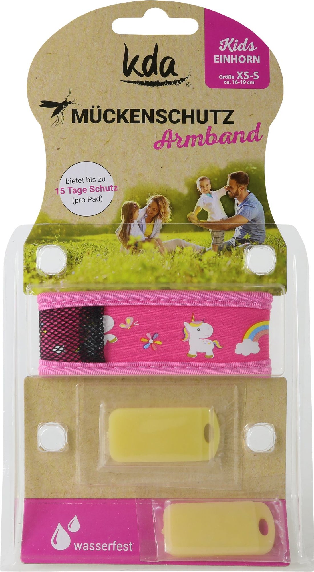 Mückenschutz Armband für Kinder im Einhorn-Design