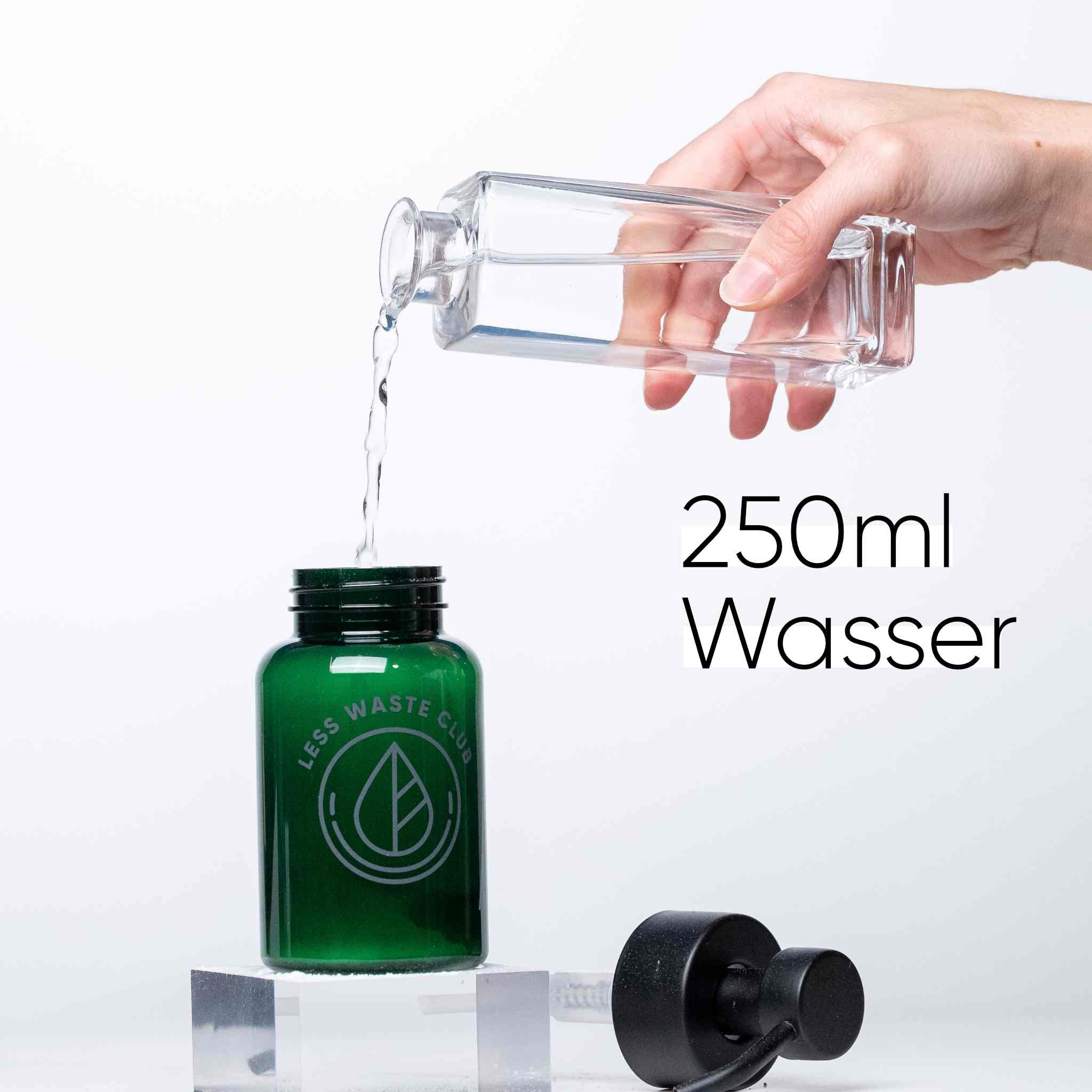 Flüssige Körperpflege in Pulverform