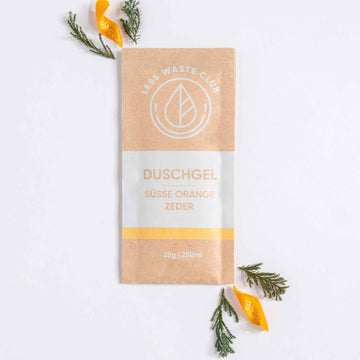 Duschgel_Pulver_süsse_orange_Zeder_Less_waste_club