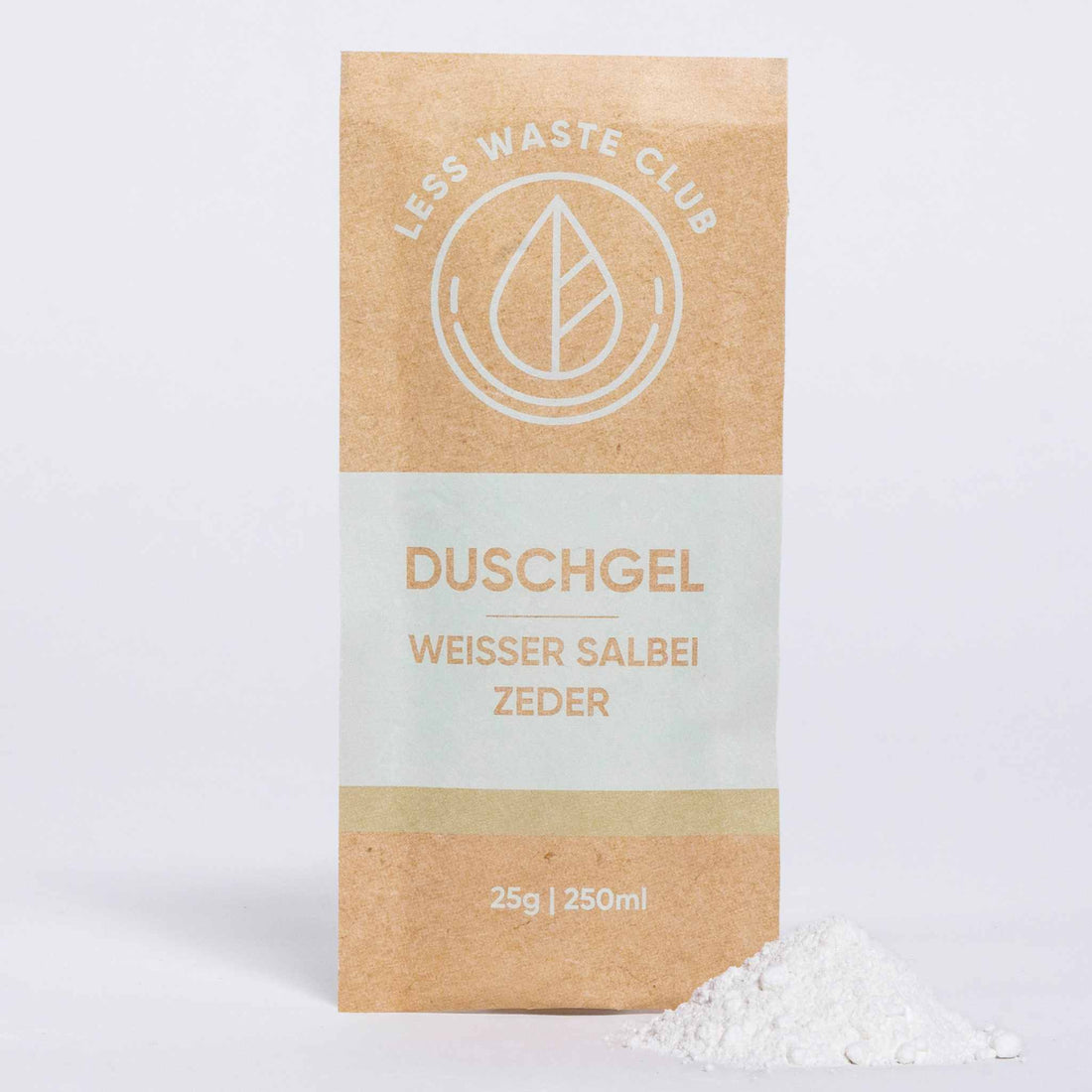 Duschgel Pulver | Weißer Salbei Zeder